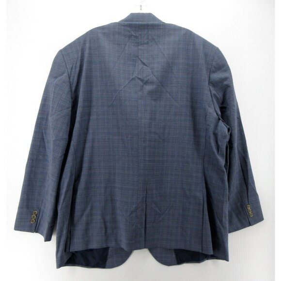 Jack Victor Sport Coat 52 Blazer Wool Plaid Jacket Business Preppy - Picture 8 of 13